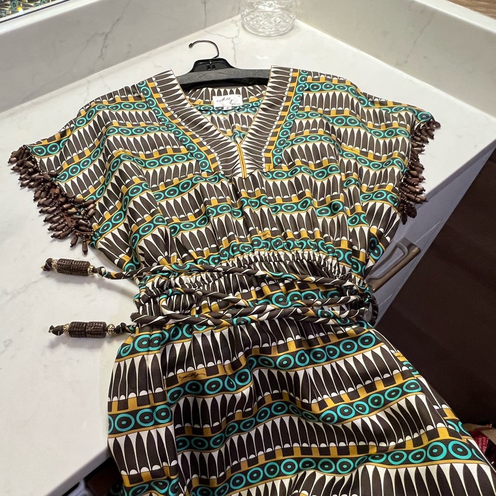 Milly Silk print dress